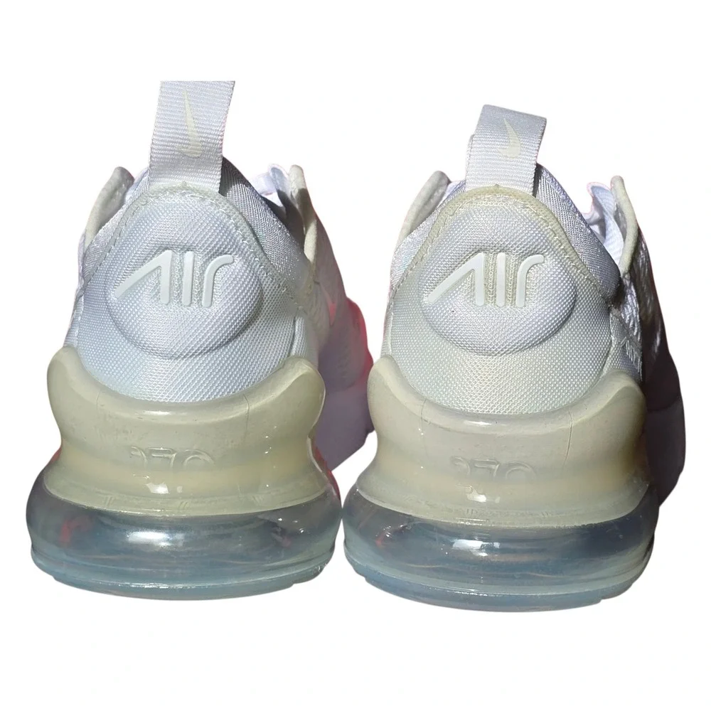 Nike Air Max 270 White‎ Sneakers Youth Size 2Y